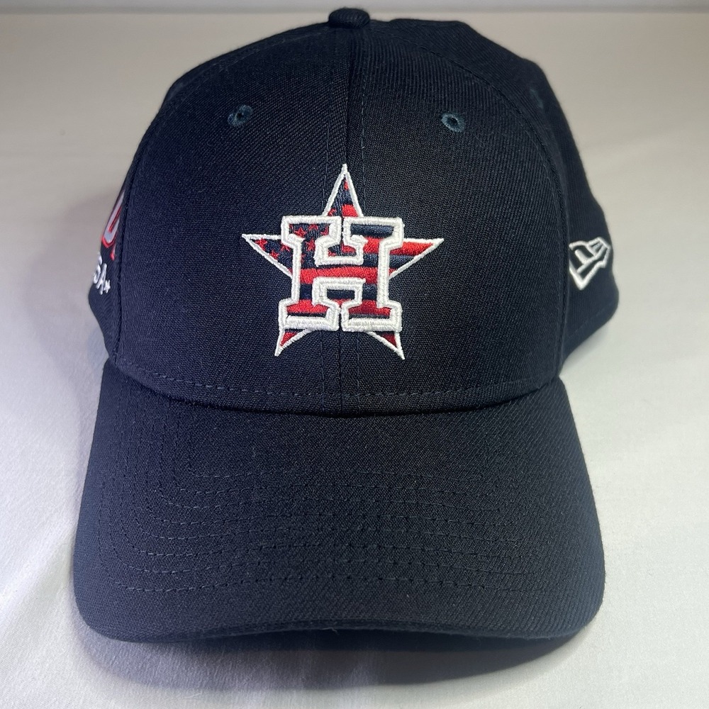 Houston Astros MLB Flex Fit Hat USA Baseball Cap Size Large XLarge New Era